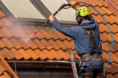 Démoussage et hydrofuge de toiture à Bony